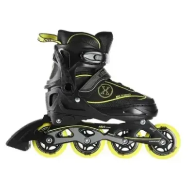 NA11008 BLACK/YELLOW SIZE L (39-42) IN-LINE SKATES NILS EXTREME