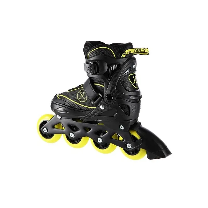 NA11008 BLACK/YELLOW SIZE L (39-42) IN-LINE SKATES NILS EXTREME
