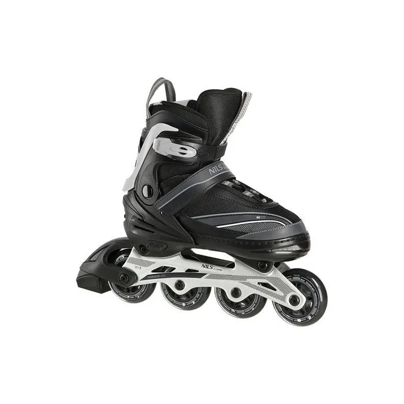 NA1123 A BLACK-GRAY SIZE L(39-42) IN-LINE SKATES NILS EXTREME