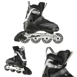 NA1123 A BLACK-GRAY SIZE L(39-42) IN-LINE SKATES NILS EXTREME