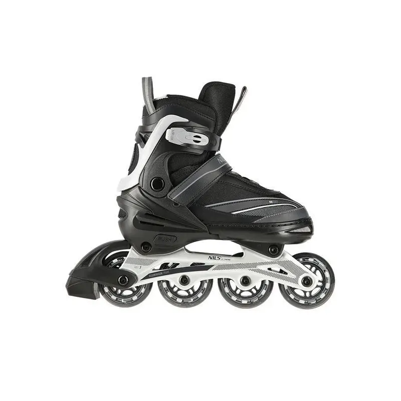 NA1123 A BLACK-GRAY SIZE L(39-42) IN-LINE SKATES NILS EXTREME
