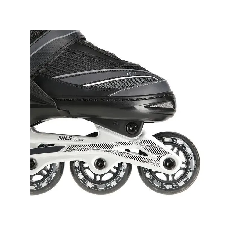 NA1123 A BLACK-GRAY SIZE L(39-42) IN-LINE SKATES NILS EXTREME