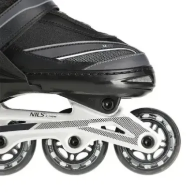 NA1123 A BLACK-GRAY SIZE L(39-42) IN-LINE SKATES NILS EXTREME