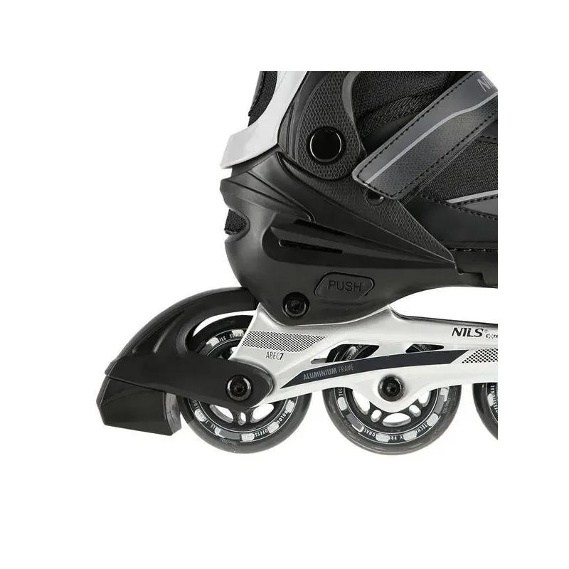 NA1123 A BLACK-GRAY SIZE L(39-42) IN-LINE SKATES NILS EXTREME