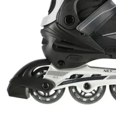 NA1123 A BLACK-GRAY SIZE L(39-42) IN-LINE SKATES NILS EXTREME