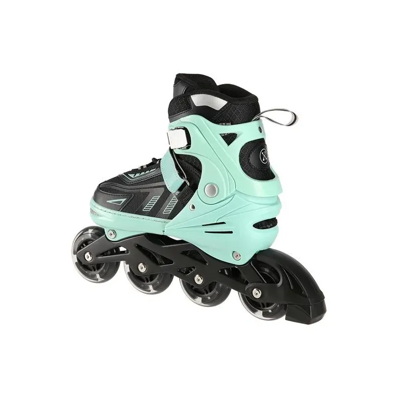 NA11230A GREEN LED SIZE M(35-38) IN-LINE SKATES NILS EXTREME