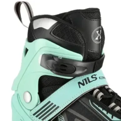 NA11230A GREEN LED SIZE M(35-38) IN-LINE SKATES NILS EXTREME