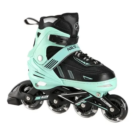 NA11230A GREEN LED SIZE L(39-42) IN-LINE SKATES NILS EXTREME