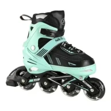 NA11230A GREEN LED SIZE L(39-42) IN-LINE SKATES NILS EXTREME