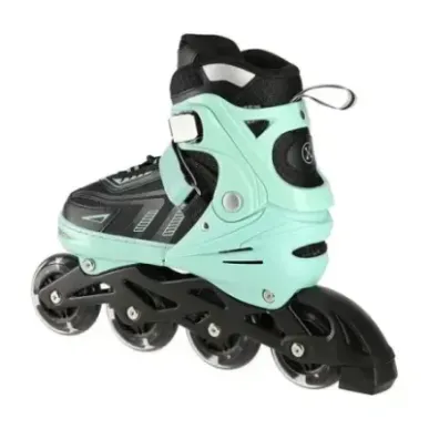 NA11230A GREEN LED SIZE L(39-42) IN-LINE SKATES NILS EXTREME