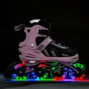 NA11230A PINK LED SIZE XL(43-45) IN-LINE SKATES NILS EXTREME