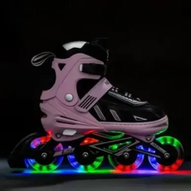 NA11230A PINK LED SIZE XL(43-45) IN-LINE SKATES NILS EXTREME