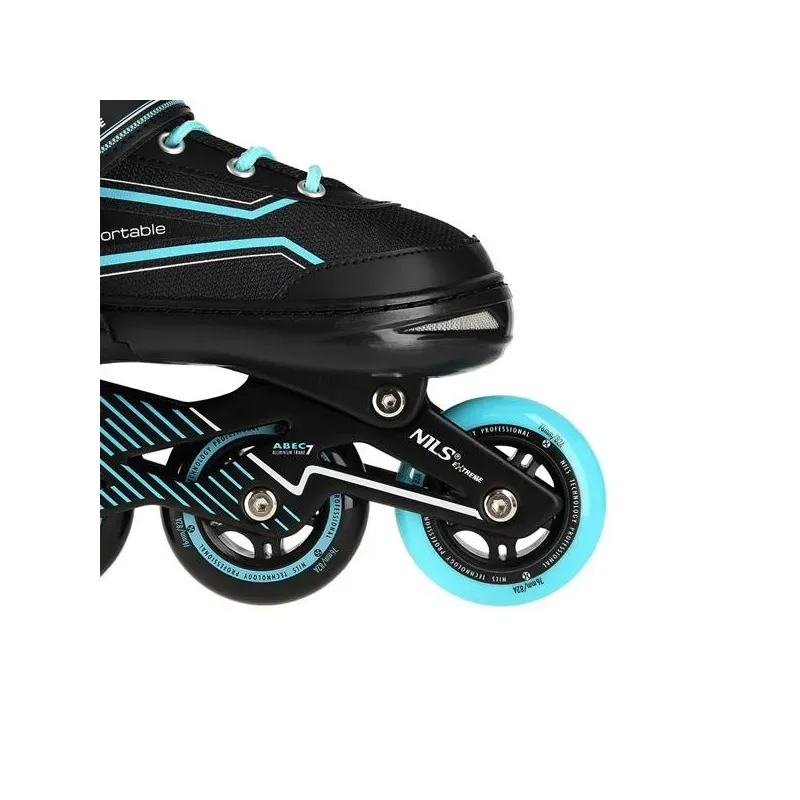 NA1169A TURQUOISE SIZE L(39-42) IN-LINE SKATES NILS EXTREME