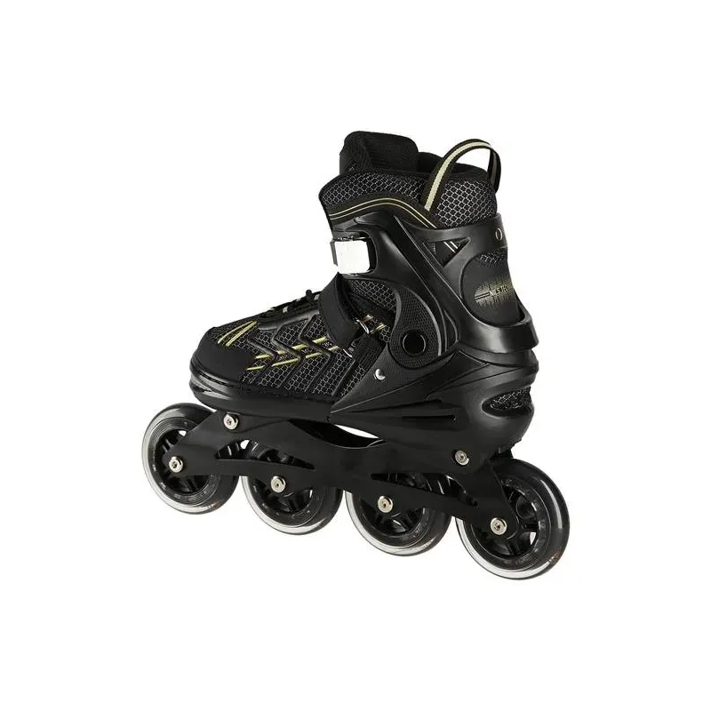 NA1128 BLACK-GOLD SIZE L(39-42) IN-LINE SKATES NILS EXTREME