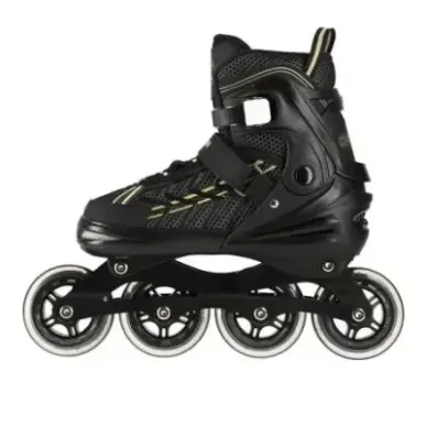NA1128 BLACK-GOLD SIZE L(39-42) IN-LINE SKATES NILS EXTREME