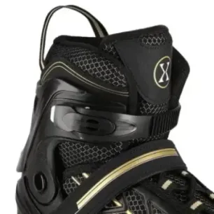 NA1128 BLACK-GOLD SIZE L(39-42) IN-LINE SKATES NILS EXTREME