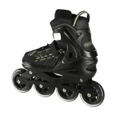 NA1128 BLACK-GOLD SIZE XL(43-45) IN-LINE SKATES NILS EXTREME