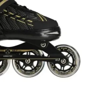 NA1128 BLACK-GOLD SIZE XL(43-45) IN-LINE SKATES NILS EXTREME