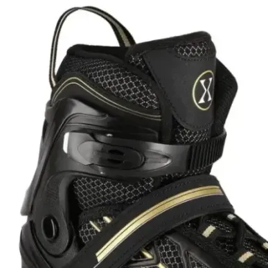 NA1128 BLACK-GOLD SIZE XL(43-45) IN-LINE SKATES NILS EXTREME