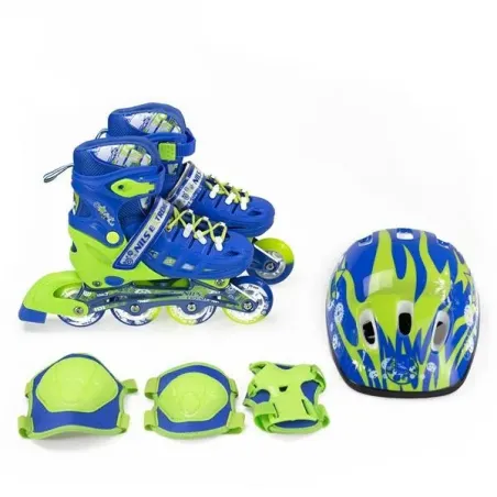 NA1015 A SET BLUE SIZE M IN-LINE SKATES NILS EXTREME