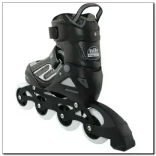 NA9009 A BLACK SIZE S INLINE SKATES NILS