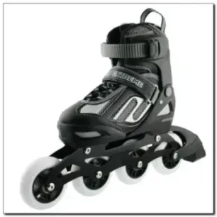 NA9009 A BLACK SIZE S INLINE SKATES NILS