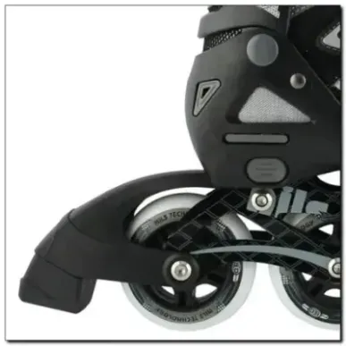 NA9009 A BLACK SIZE S INLINE SKATES NILS