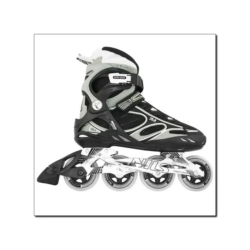 NA5003 BLACK SIZE 37 IN-LINE SKATES NILS EXTREME