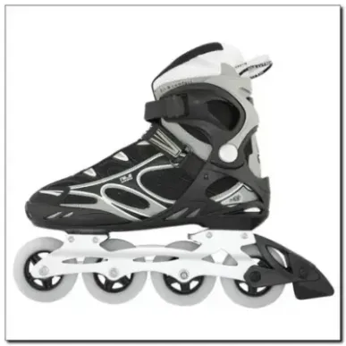 NA5003 BLACK SIZE 37 IN-LINE SKATES NILS EXTREME