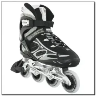 NA5003 BLACK SIZE 37 IN-LINE SKATES NILS EXTREME