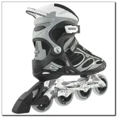 NA5003 BLACK SIZE 37 IN-LINE SKATES NILS EXTREME