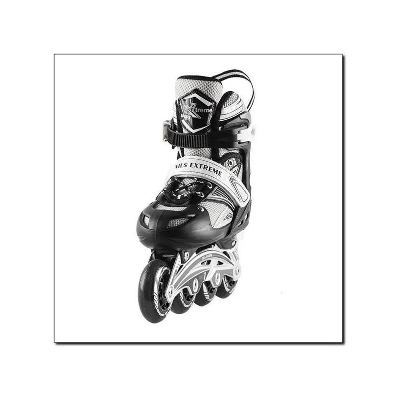 NA0326 A BLACK SIZE S (30-33) ROLLER-INLINE SKATES NILS