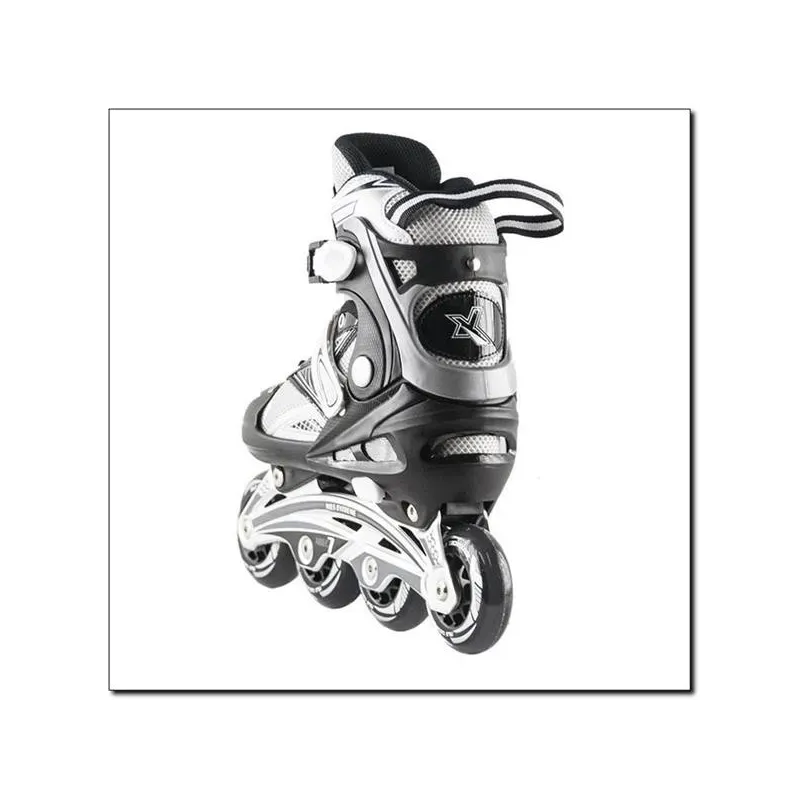 NA0326 A BLACK SIZE S (30-33) ROLLER-INLINE SKATES NILS