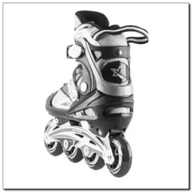 NA0326 A BLACK SIZE S (30-33) ROLLER-INLINE SKATES NILS