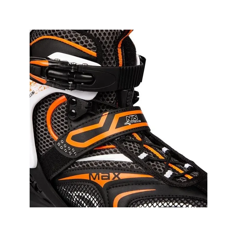 NA1060S BLACK-ORANGE SIZE 41 IN-LINE SKATES NILS EXTREME