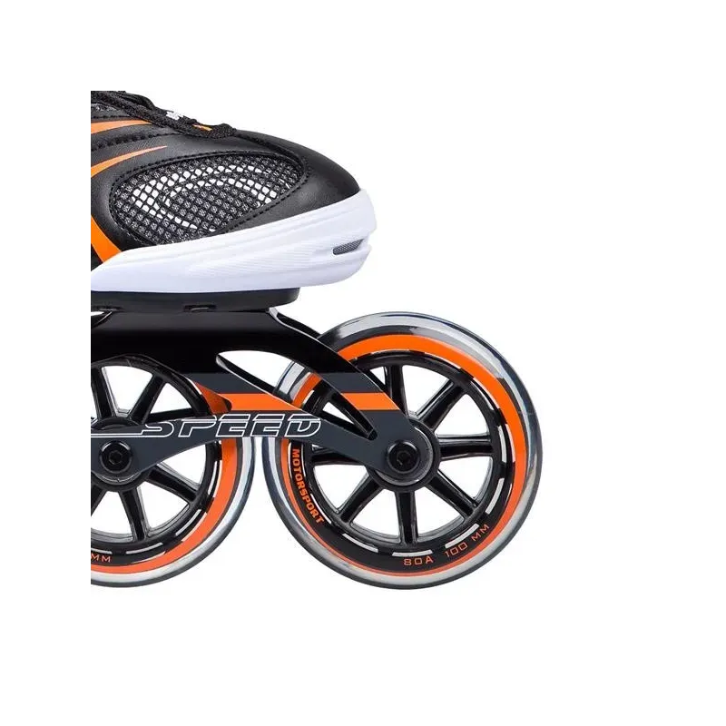 NA1060S BLACK-ORANGE SIZE 45 IN-LINE SKATES NILS EXTREME