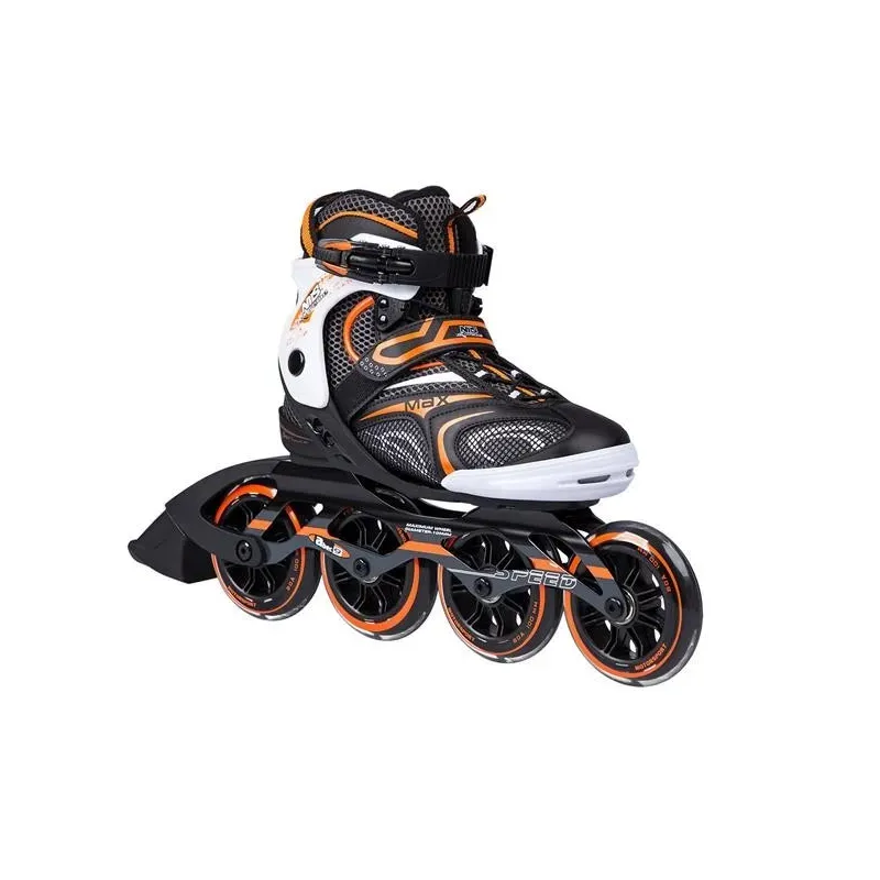 NA1060S BLACK-ORANGE SIZE 46 IN-LINE SKATES NILS EXTREME