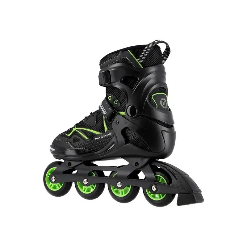 NA9022 BLACK/GREEN SIZE 38 IN-LINE SKATES NILS EXTREME