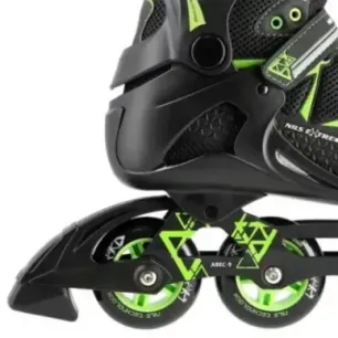 NA9022 BLACK/GREEN SIZE 38 IN-LINE SKATES NILS EXTREME