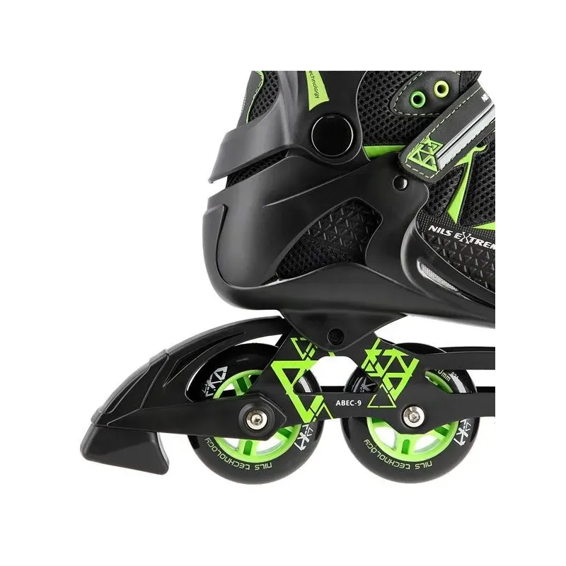NA9022 BLACK/GREEN SIZE 38 IN-LINE SKATES NILS EXTREME