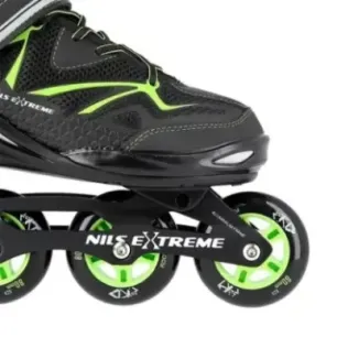 NA9022 BLACK/GREEN SIZE 38 IN-LINE SKATES NILS EXTREME