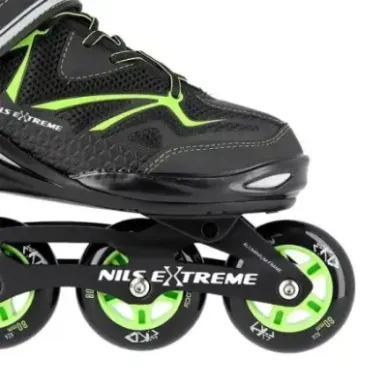 NA9022 BLACK/GREEN SIZE 38 IN-LINE SKATES NILS EXTREME