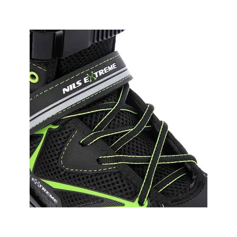 NA9022 BLACK/GREEN SIZE 38 IN-LINE SKATES NILS EXTREME