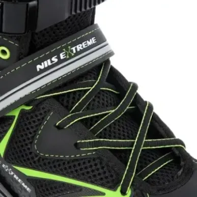NA9022 BLACK/GREEN SIZE 38 IN-LINE SKATES NILS EXTREME
