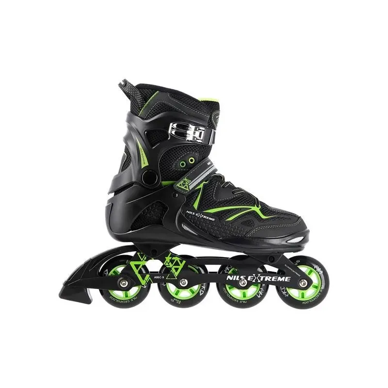 NA9022 BLACK/GREEN SIZE 40 IN-LINE SKATES NILS EXTREME