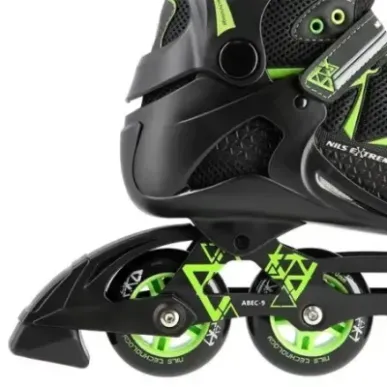 NA9022 BLACK/GREEN SIZE 40 IN-LINE SKATES NILS EXTREME
