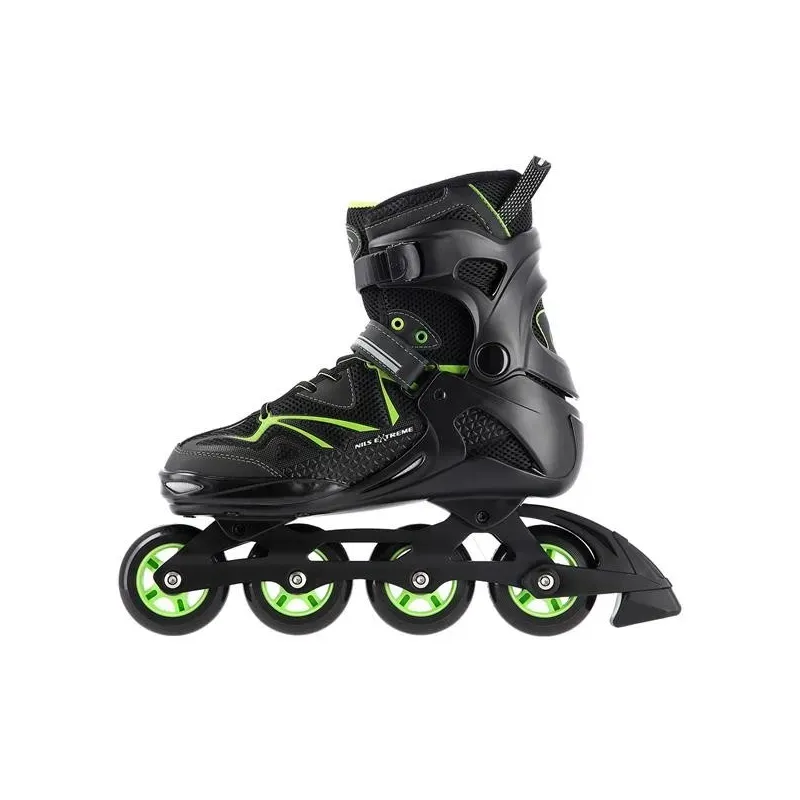 NA9022 BLACK/GREEN SIZE 43 IN-LINE SKATES NILS EXTREME