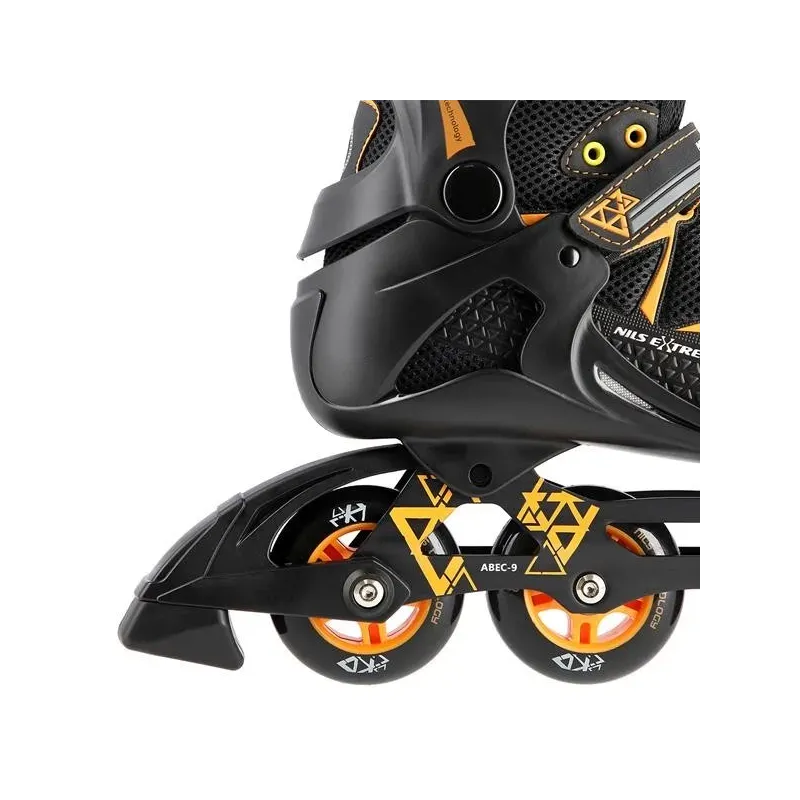 NA9022 BLACK/ORANGE SIZE 39 IN-LINE SKATES NILS EXTREME