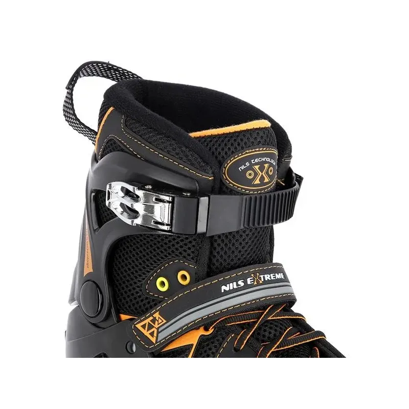 NA9022 BLACK/ORANGE SIZE 39 IN-LINE SKATES NILS EXTREME