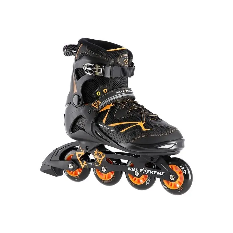 NA9022 BLACK/ORANGE SIZE 40 IN-LINE SKATES NILS EXTREME